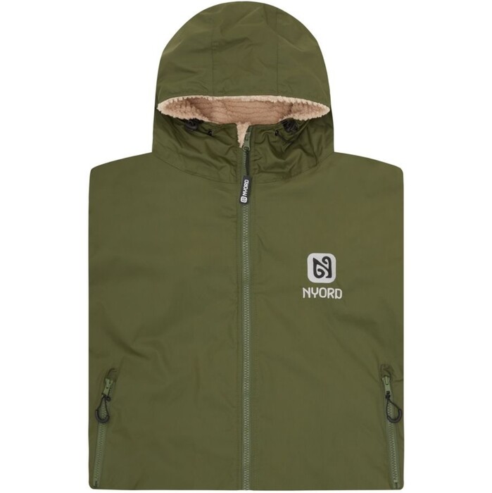 2024 Nyord Primaloft Outdoor Cambio De Mangas Desmontable Robe - Khaki / Ecru